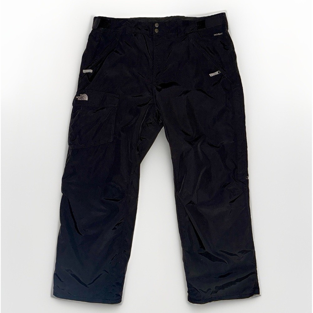 The North Face HyVent Men's XXL Black Ski Snow Pants Waterproof Cargo Insulated